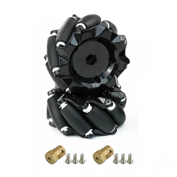 97mm Mecanum Wheel Set (1 Pair) – Omni-Directional Wheels for Smart Robot Car